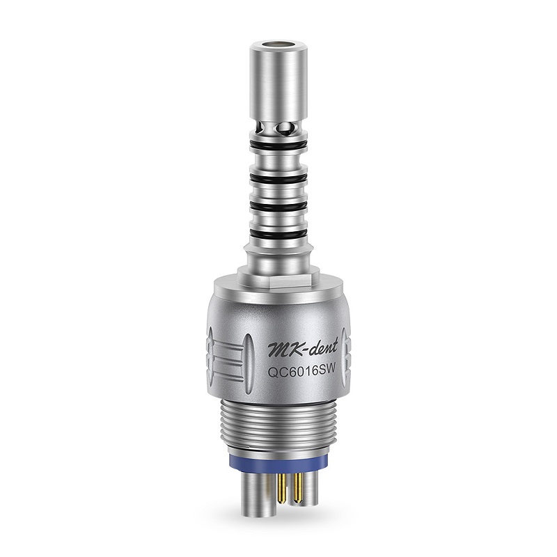 Acoplamiento Quick con luz LED y reg. de spray tipo Sirona Click&Go