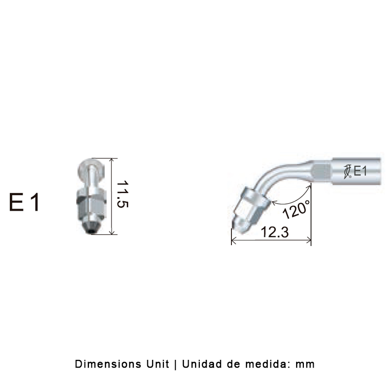 Punta Endochuck ultrasonidos Woodpecker E1 compatible EMS | Endo, Endochuck