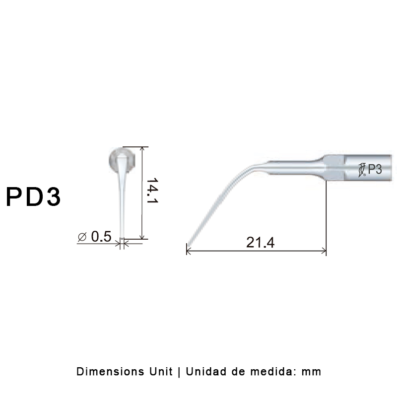 Puntas ultrasonidoss Woodpecker compatible Satelec para Perio
