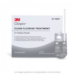 CLINPRO CLEAR TRAT. FLUOR 50x0,5ml. S/SABOR