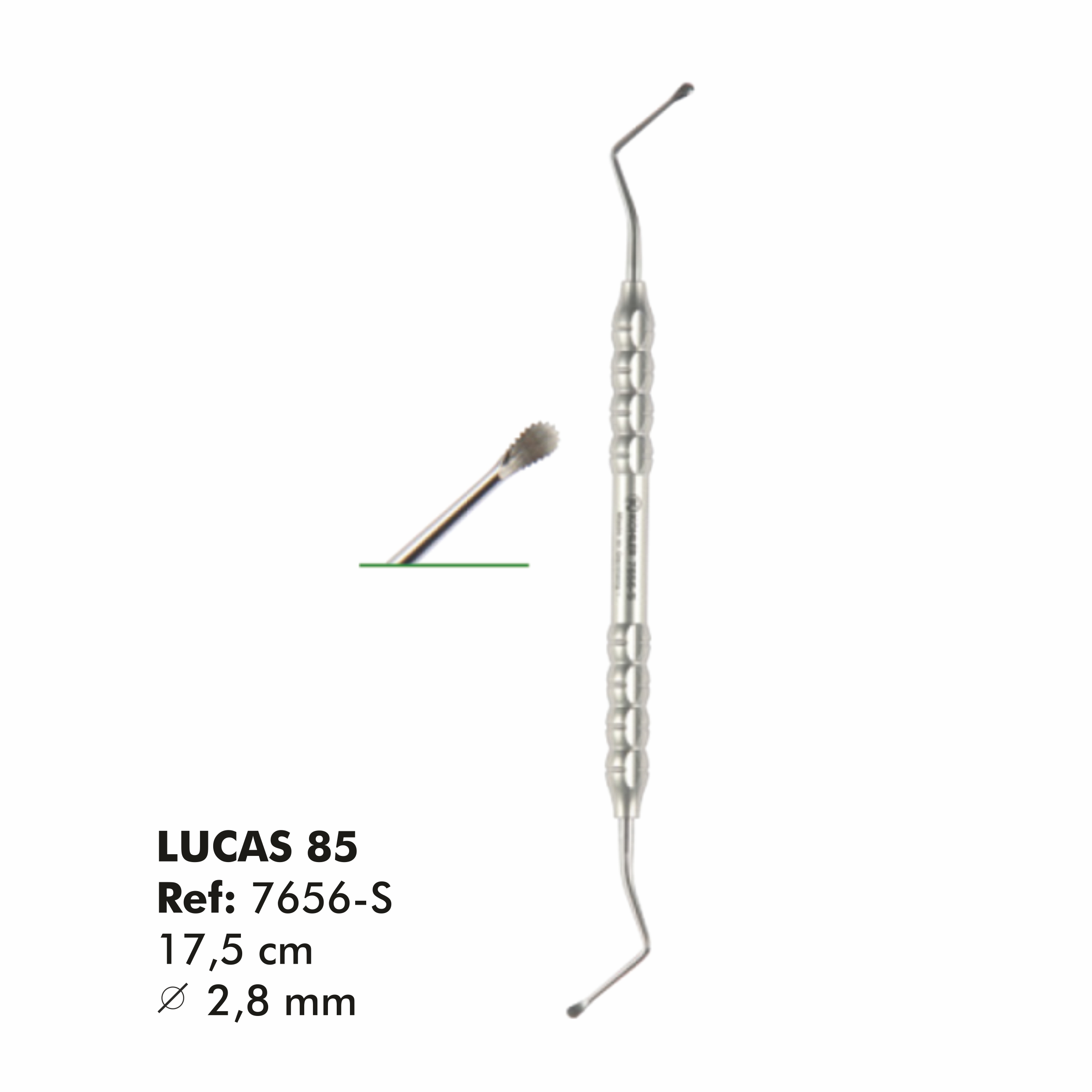 Cucharilla dentada Lucas 85