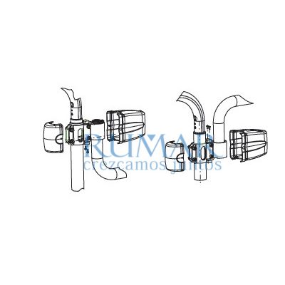Adaptador columna 45-50mm de diámetro para brazos FARO
