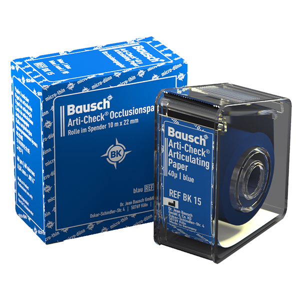 BK15 PAP.ART. ARTI-CHECK ROLLO 22mm. AZUL 40h 10m.