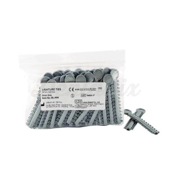 LIGADURAS GRIS PLATA 1040uds.