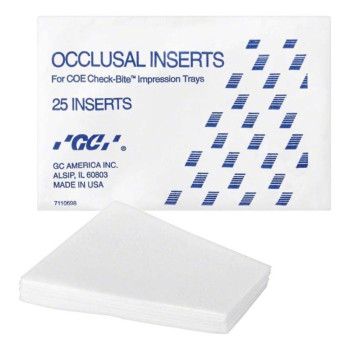 CHECK-BITE INSERTOS OCLUSALES 25u.