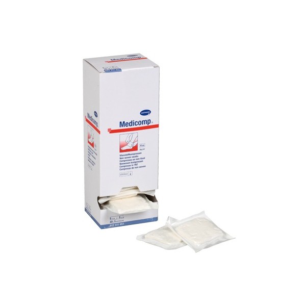 GASAS ESTERIL. MEDICOMP BI S30 7,5x7,5cm. 4f.40x5u