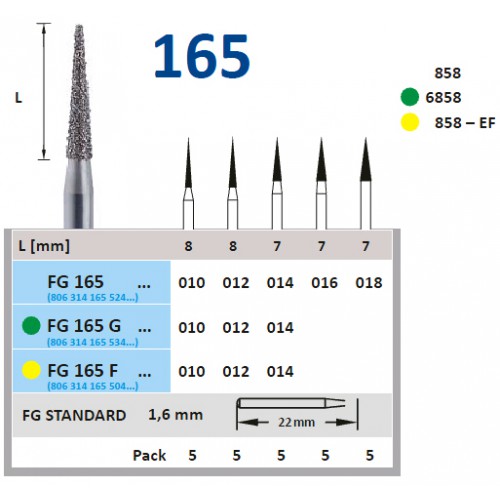 165-010 FG DIAMANTE FIG.858 5u