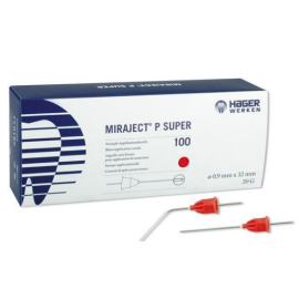 AGUJAS MIRAJECT P SUPER 20G P/DURAPH.32X0.9mm 100u
