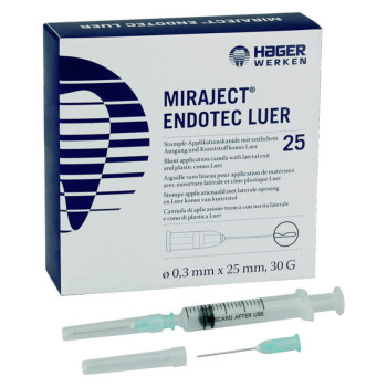 AGUJAS MIRAJECT ENDOTEC 23g LUER 0.6x25 25u