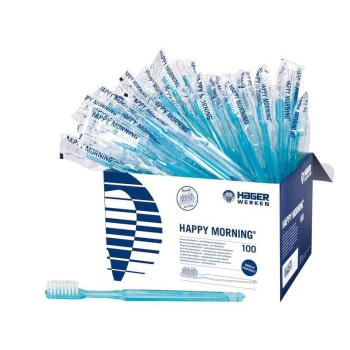 CEPILLOS DIENTES SIN PASTA HAPPY MORNING 100u.