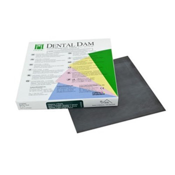 HYSOLATE DIQUE GOMA MEDIO NEGRO 36u.