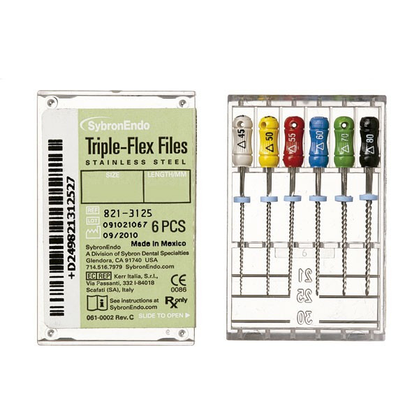 LIMA TRI-FLEX 21mm. N.55  6u. (ROJO)