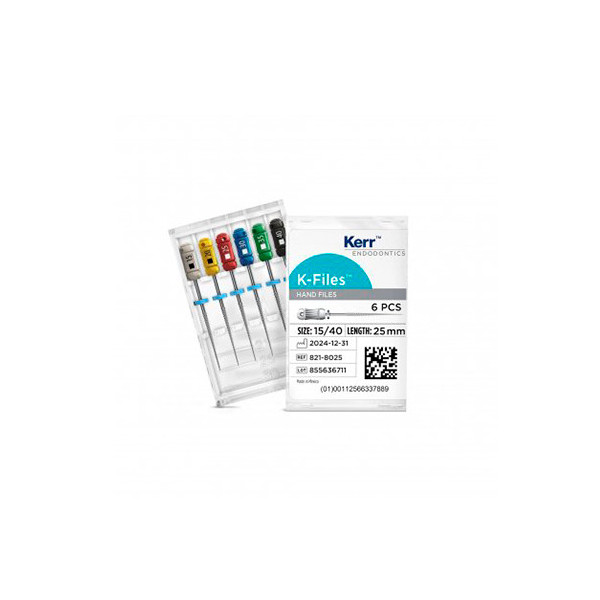 LIMAS K 25mm. N.50  6uds.(AMARILLO)