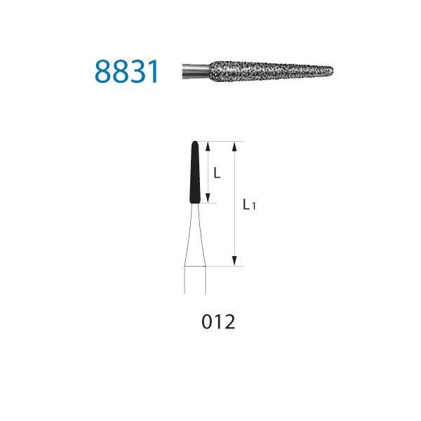 8831-012 CA DIAMANTE GRANO FINO 5u