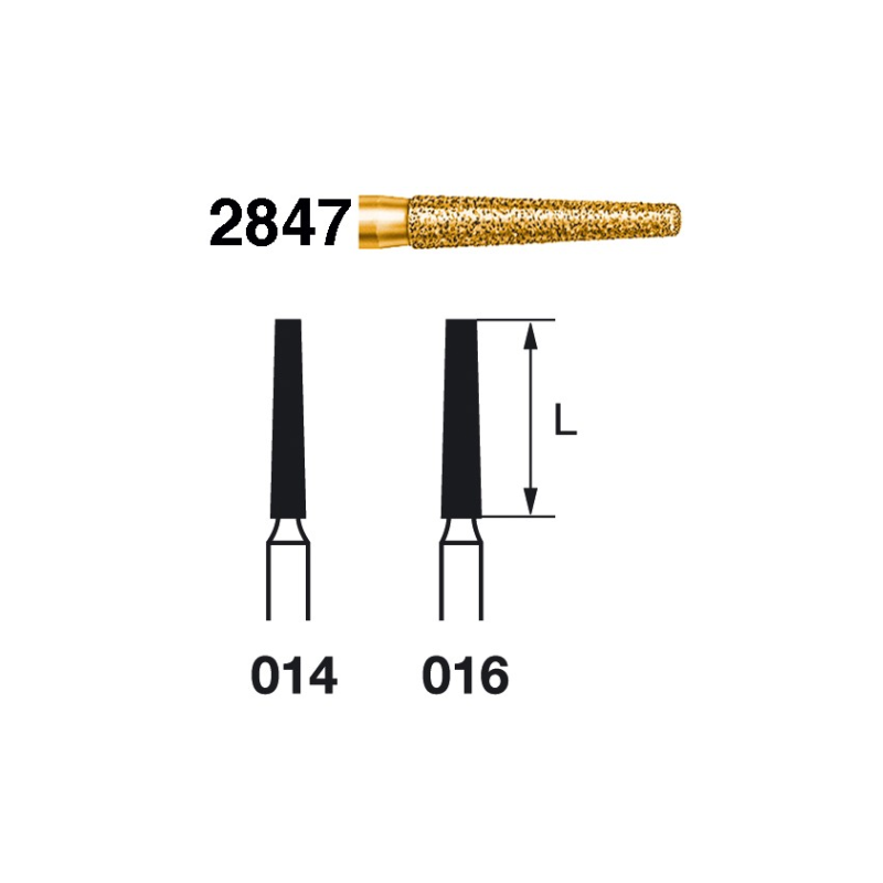 2847-014 FG FRESA DIAMANTE - S2000  5u