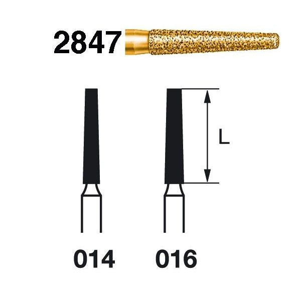 2847-018 KR FG FRESA DIAMANTE - S2000  5u