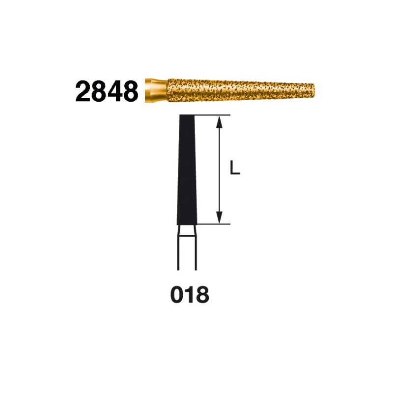 2848-018 FG FRESA DIAMANTE - S2000  5u