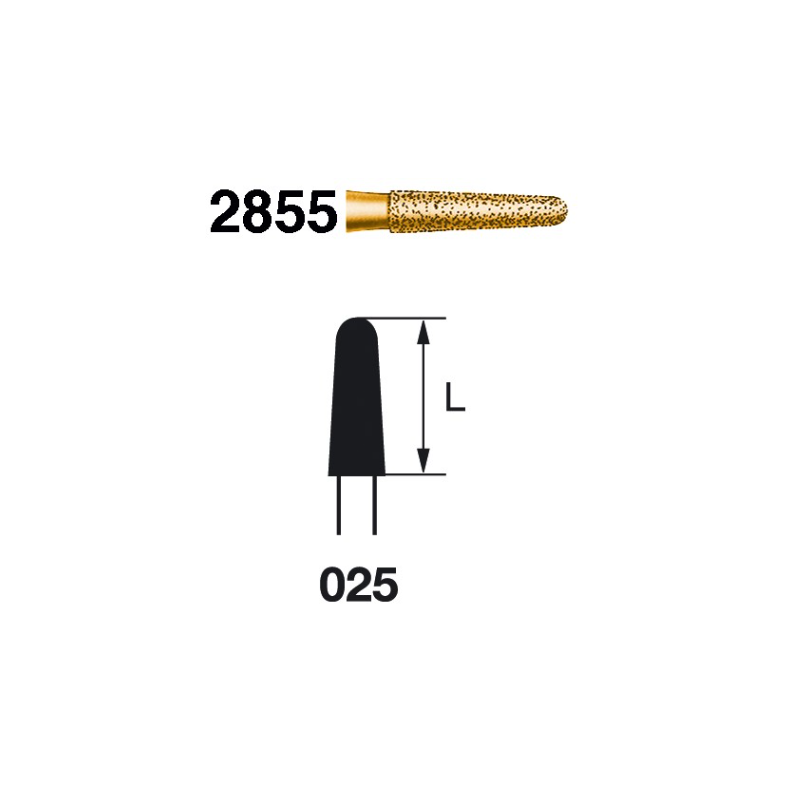 2855-025 FG FRESA DIAMANTE - S2000  5u