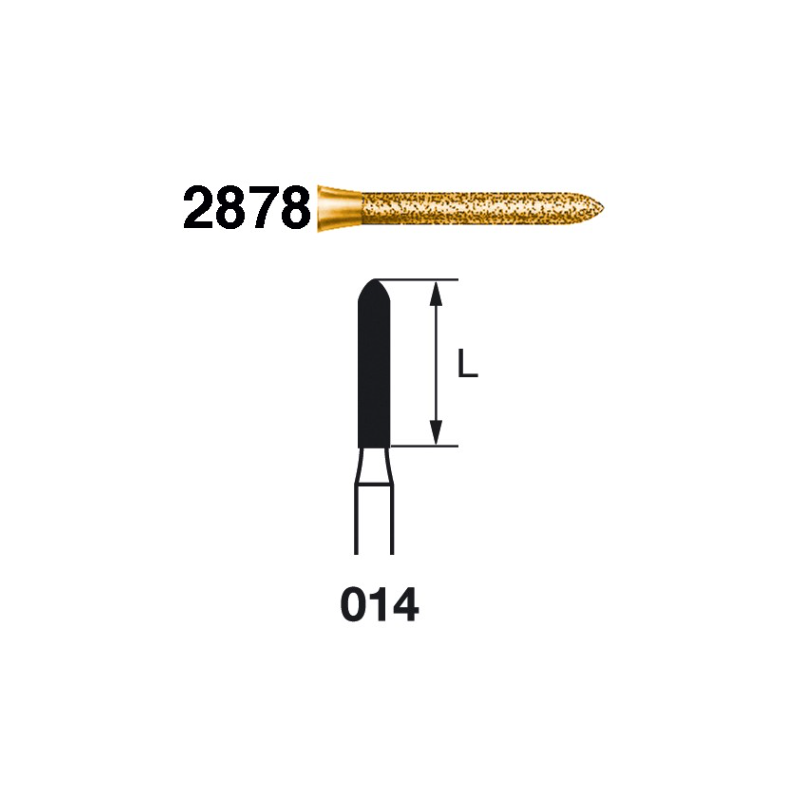2878-314-014 FG FRESA DIAMANTE - S2000  5u