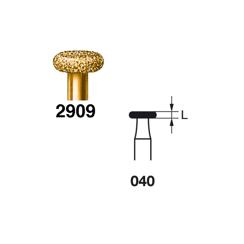 2909-040 FG FRESA DIAMANTE - S2000  5u