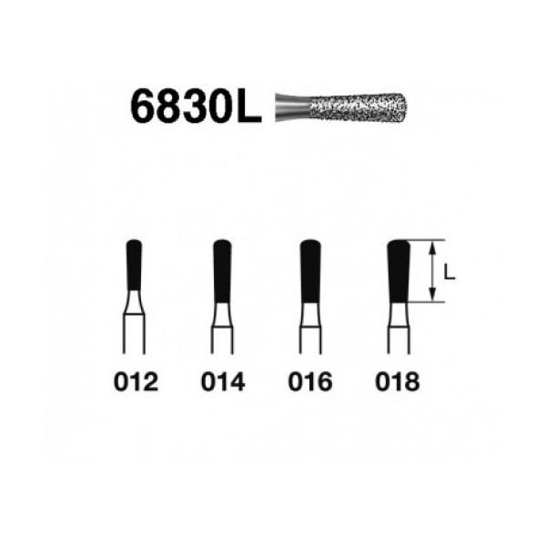 6830L-012 FG FRESA DIAMANTE GRANO GRUESO  5u