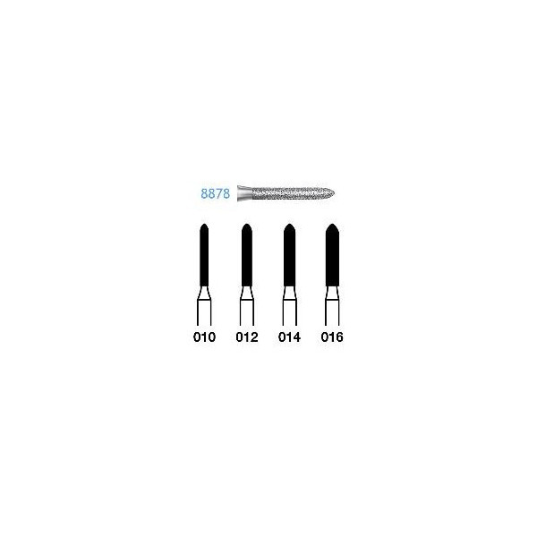6878-012 FG FRESA DIAMANTE GRANO GRUESO  5u