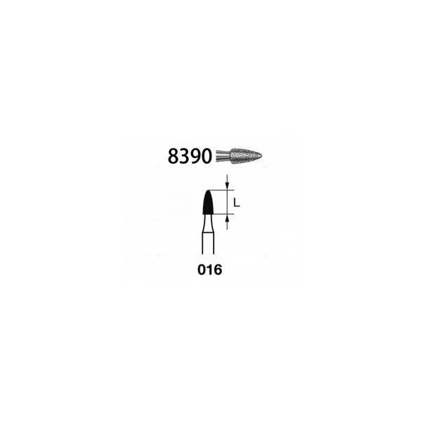 8390-314-016 FG FRESA DIAMANTE GRANO FINO 5u