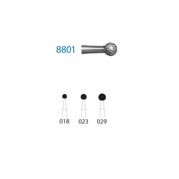 8801-018 FG FRESA DIAMANTE GRANO FINO 5u