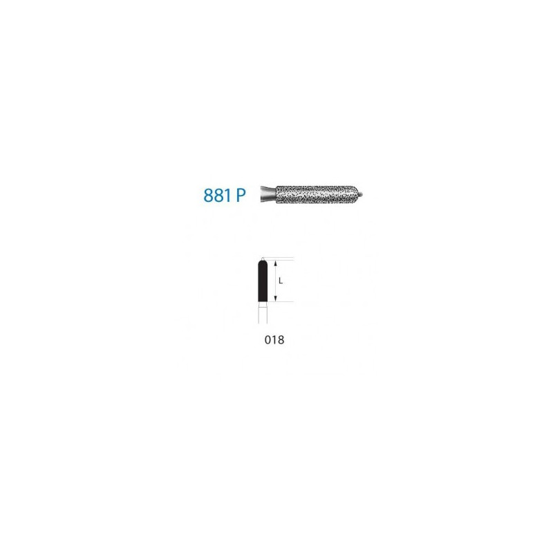 881P-314-018 FG FRESA DIAMANTE GRANO FINO 5u