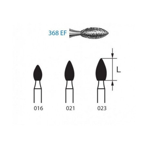 368EF-023 FG FRESA DIAMANTE GRANO EXTRAFINO 5u