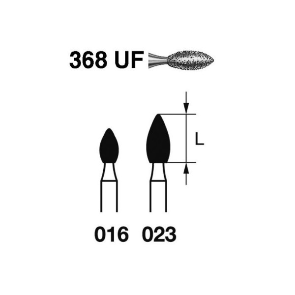 368UF-314-016 FG FRESA DIAM GRANO ULTRAFINO 5u