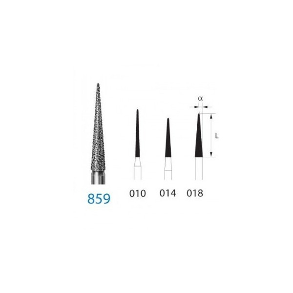 859EF-314-010 FG FRESA DIAM GRANO EXTRAFINO 5u