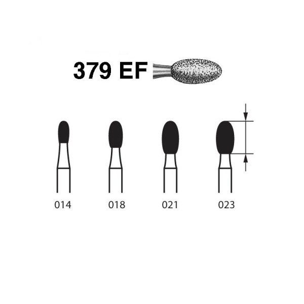 379EF-018 FG FRESA DIAMANTE GRANO EXTRAFINO 5u