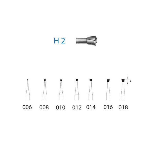 H2-016 FRESA FG C.TUNGS.USNº38F. 5ud