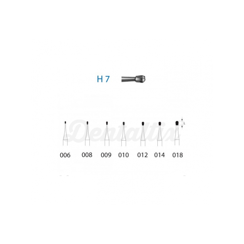 H7L-010 FRESA FG C.TUNGS.USNº331L 5uds.