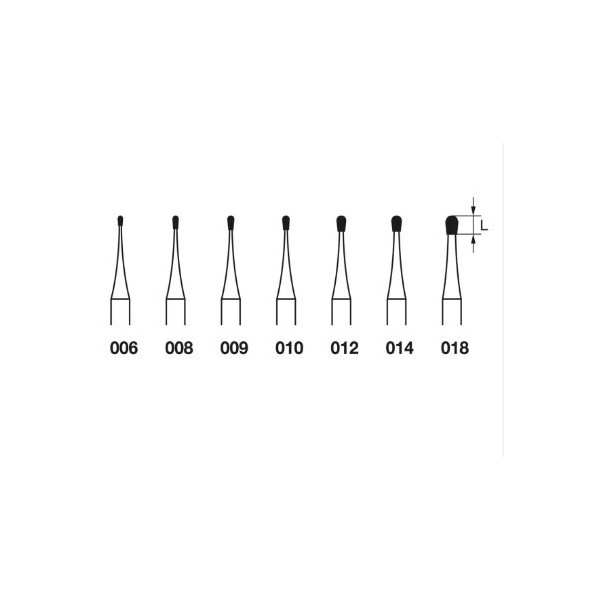 H7-010 FRESA FG C.TUNGS.USNº331 5uds.