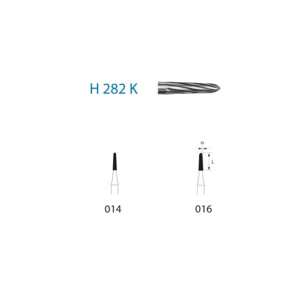 H282K-016 FRESA FG C.TUNGS. 5ud