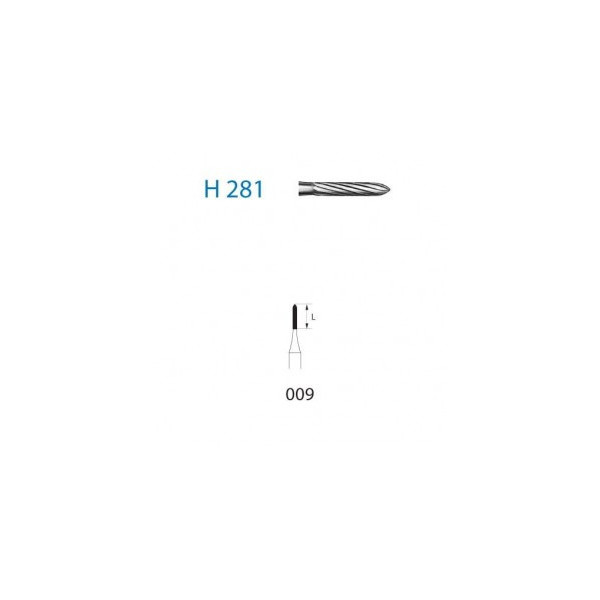 H281-009 FRESA FG C.TUNGS. 5ud