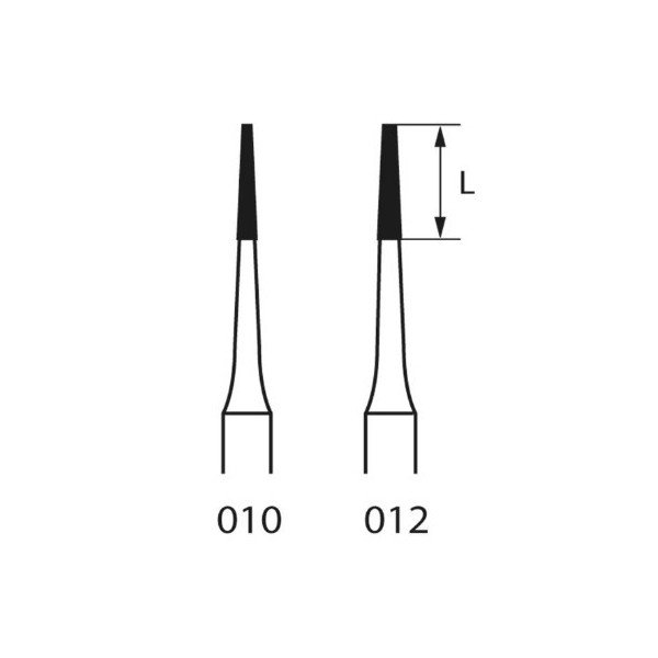 H254LE-314-012 FRESA FG C.TUNGS. HUESO 5u