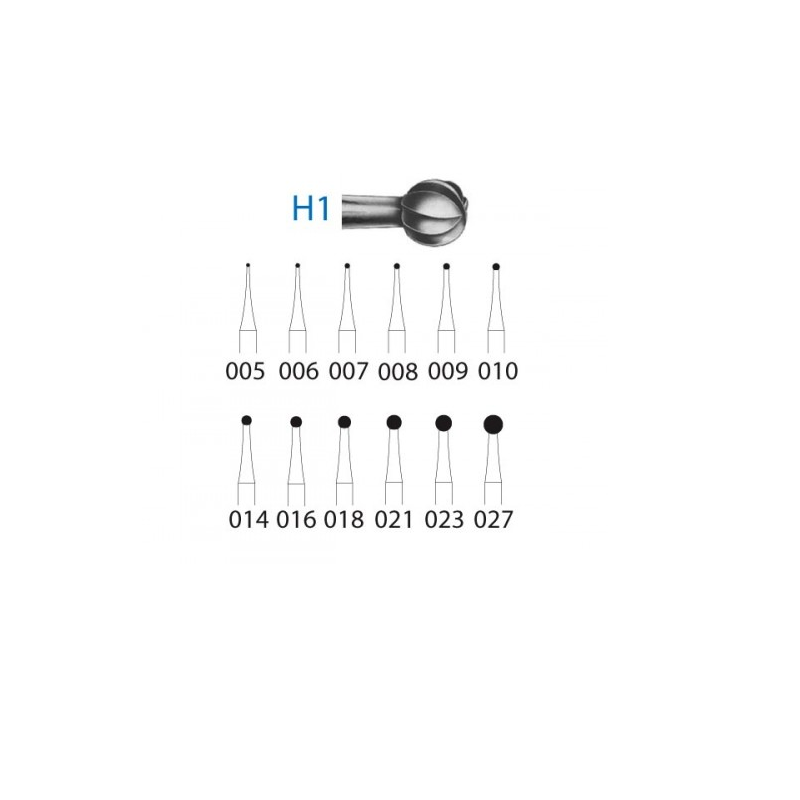 H1S-016 FRESA CA C.TUNGS. 5uds.