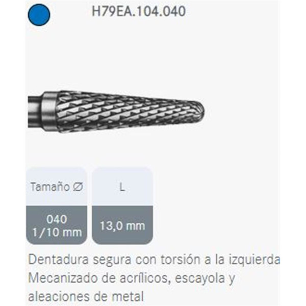H79E-104-040 FRESA PM C.TUNGS.