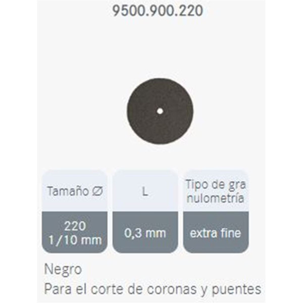 9530-900-220 DISCO SEPARAR 10u.