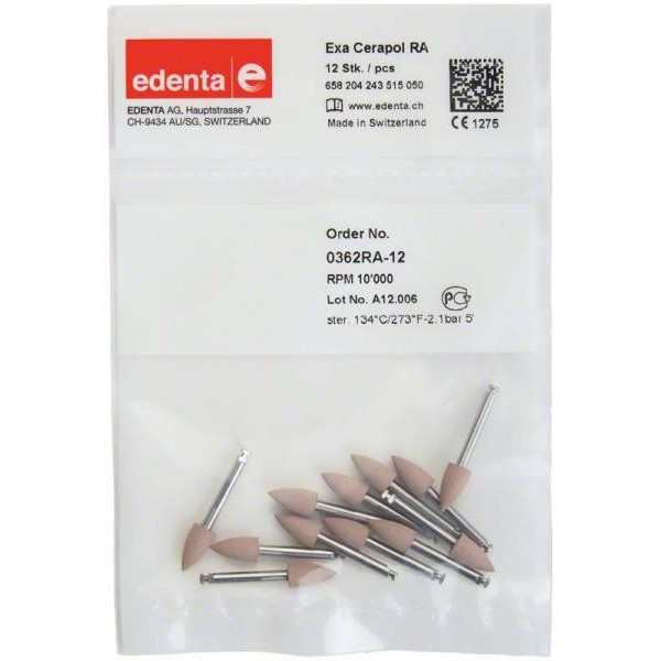 E0362D-RA PULIDORES EXA CERAPOL P/CERAMICA 12u.