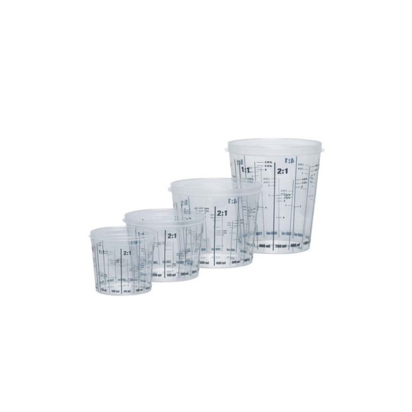 VASOS DE MEZCLA GRADUADOS 100u.