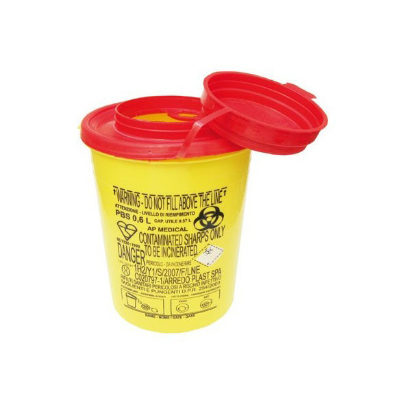 CONTENEDOR DE AGUJAS 0.7L. G72 10u.