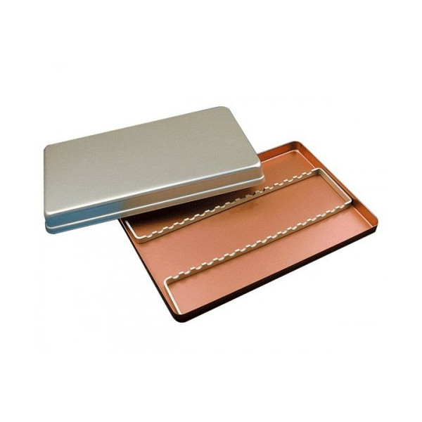 BANDEJA COMPLETA ALUMINIO PLATA  28,4x18,3x1,7cm.