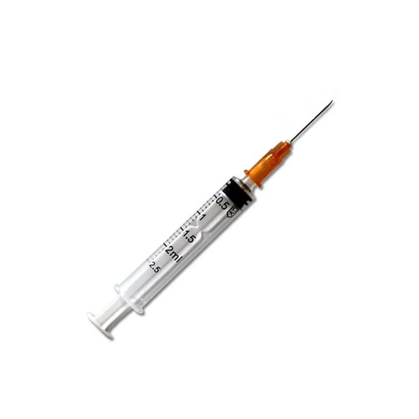 JERINGA IRRIGACION 2.5ml. LUER 25G. 0.5x30mm. 100u