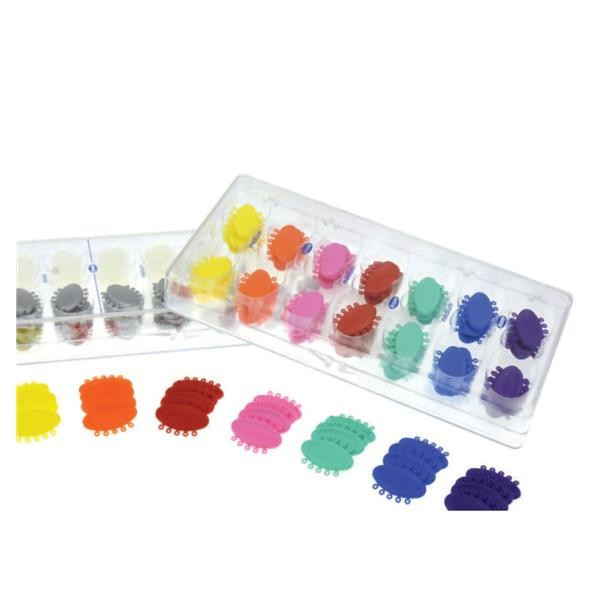 LIGADURAS ELASTICAS MINI VERDE MEDIANA 200u.