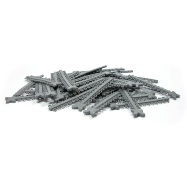 CADENITA ELASTICA P/LIGADURAS GRIS ESTRECHA 5u.