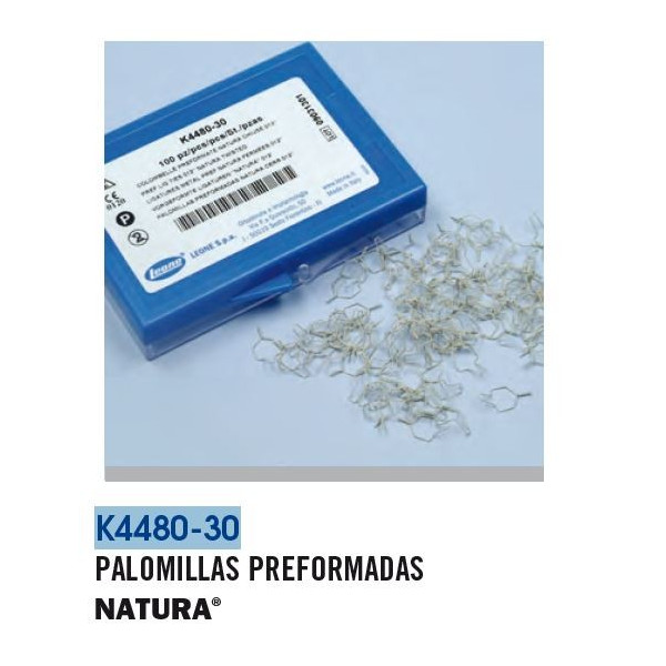 PALOMILLAS PREFORMADAS NATURA 010  1000u.